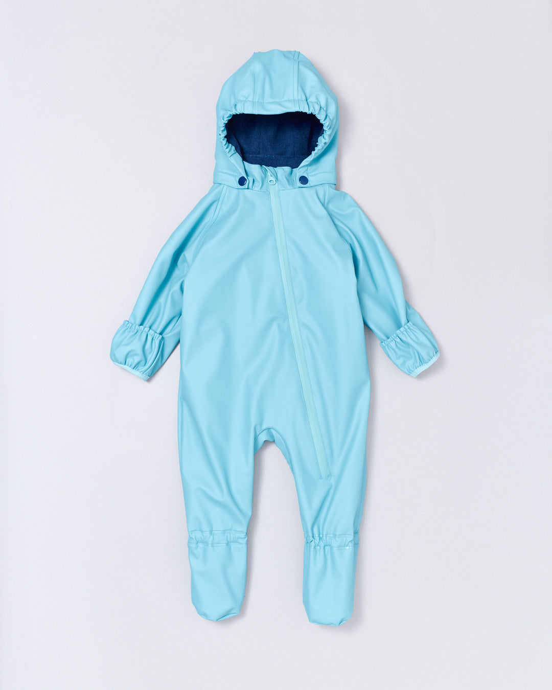 Snowsuit Crawlers - Aqua Blue