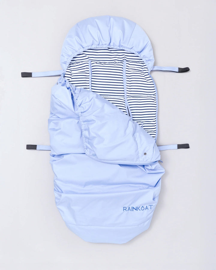 Waterproof pram footmuff in Lavender | Rainkoat