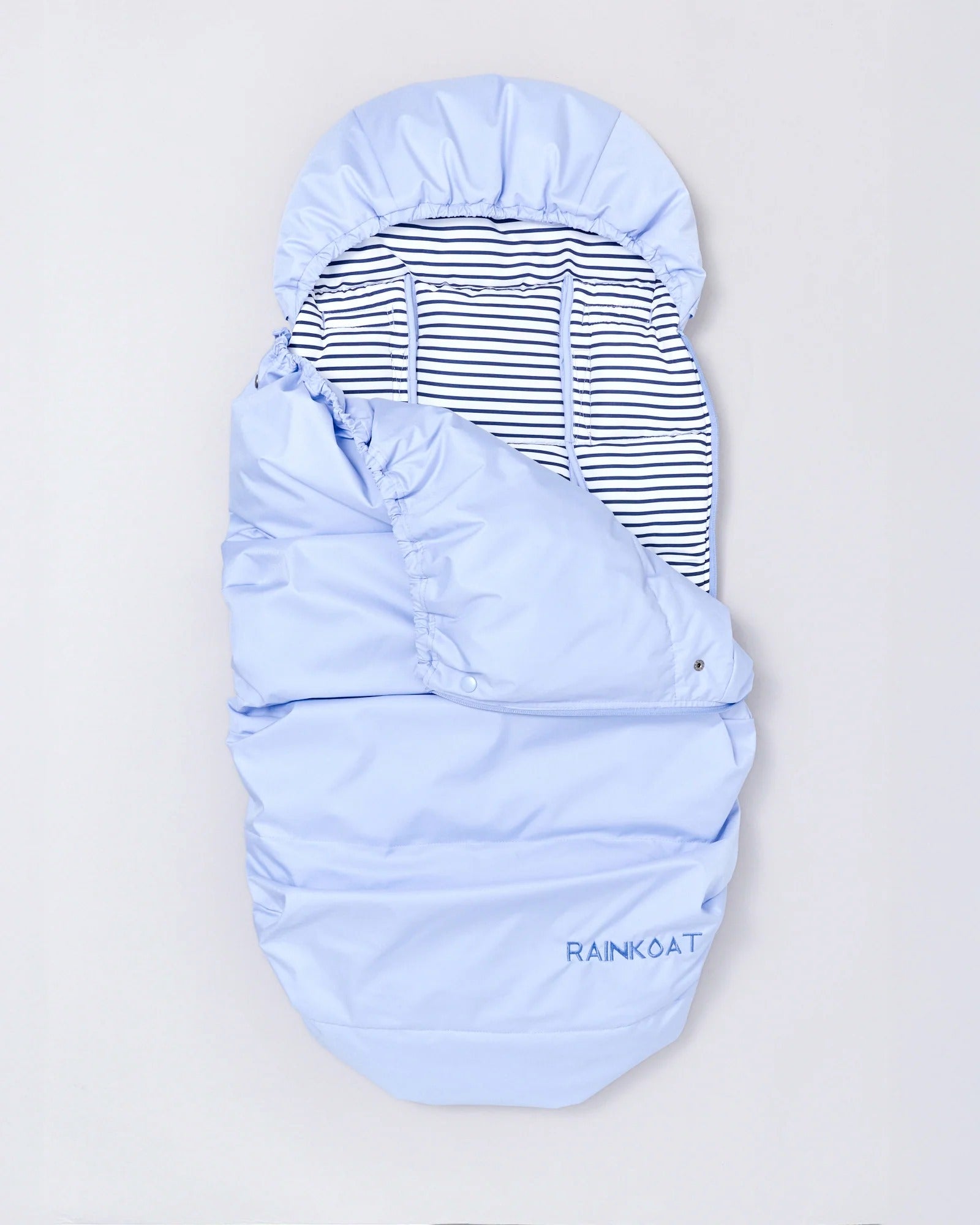 Waterproof pram footmuff in Lavender | Rainkoat