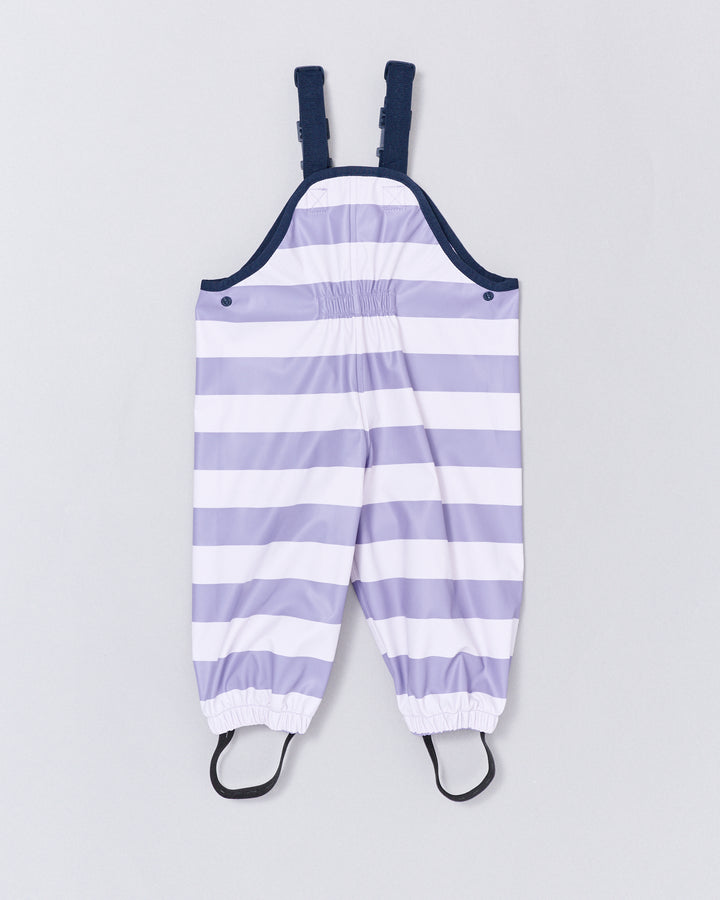 Overalls - Purple Stripe