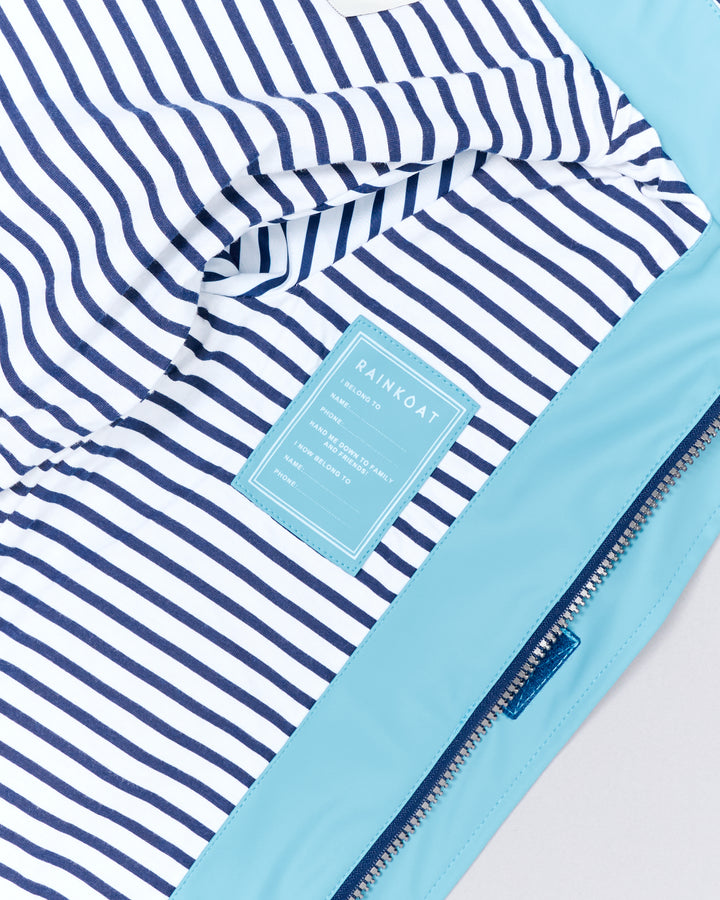 Stripy Sailor - Aqua Blue