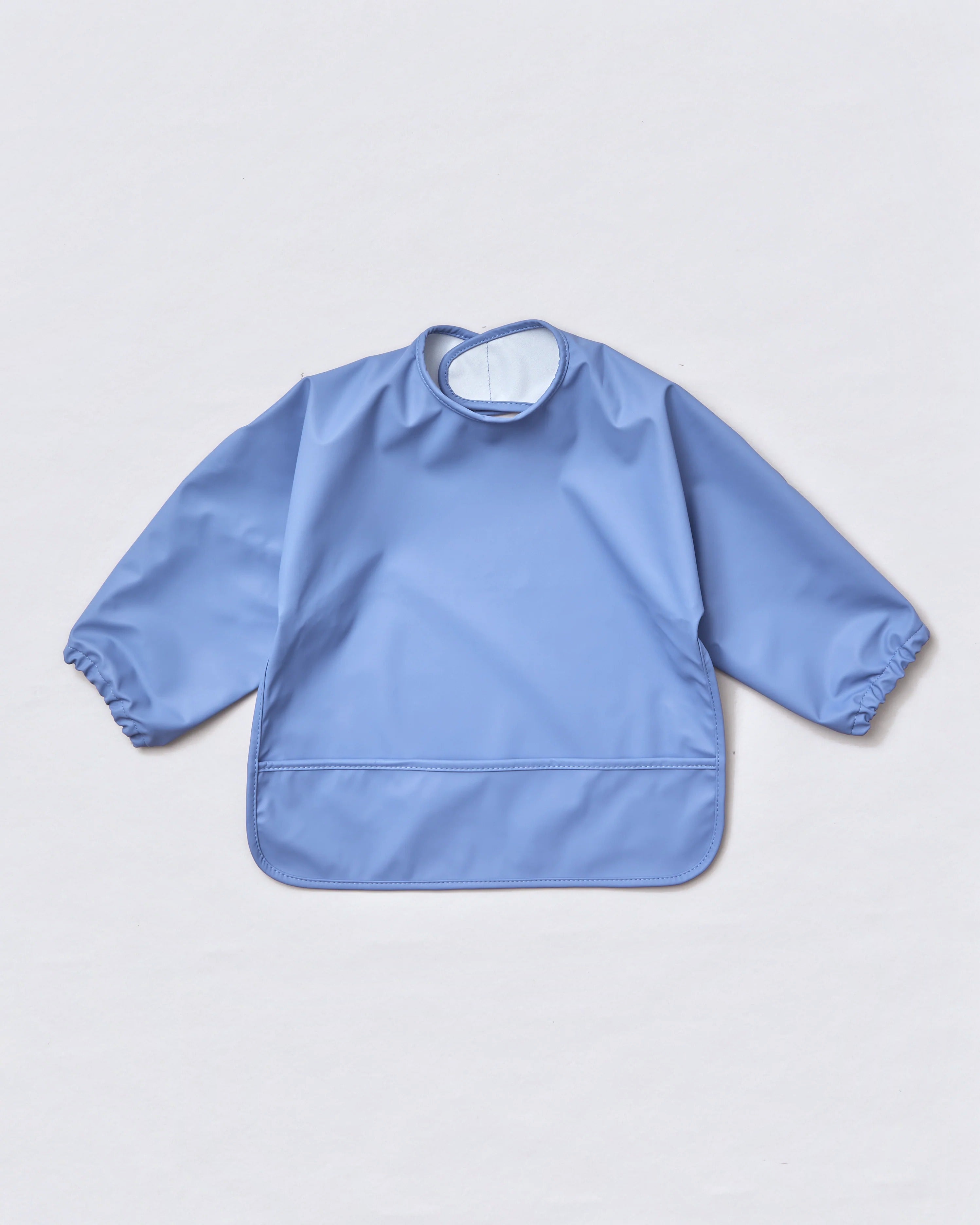 Baby waterproof bib in Storm Blue | Rainkoat