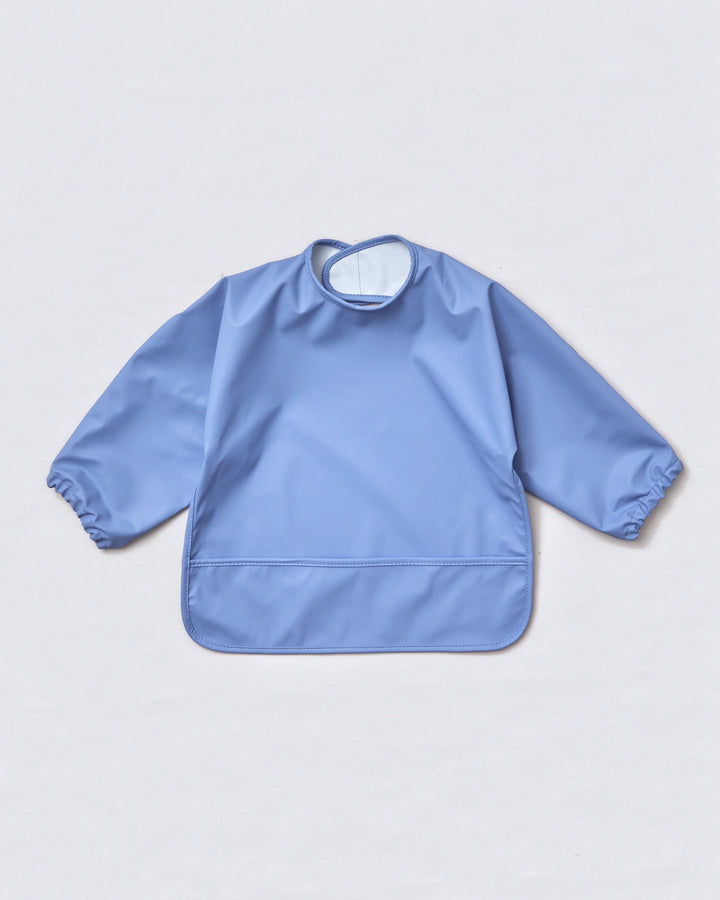 Baby waterproof bib in Storm Blue | Rainkoat