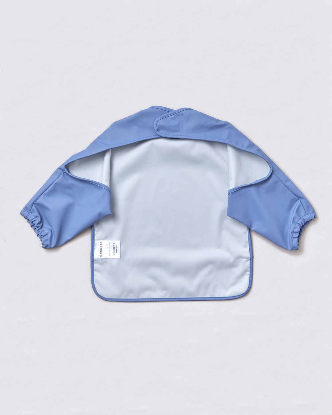 Baby waterproof bib in Storm Blue | Rainkoat