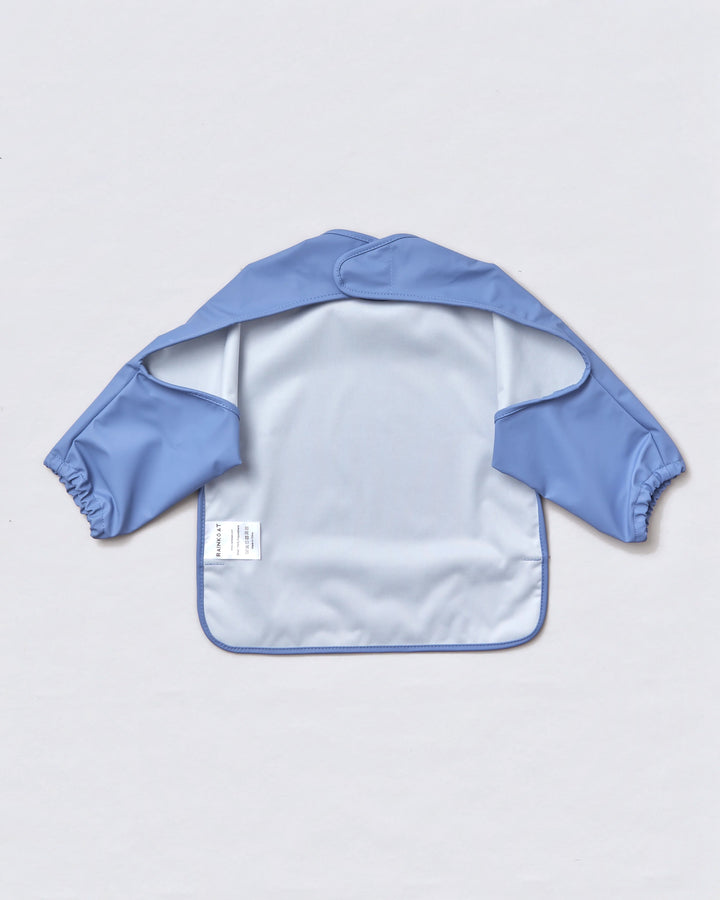 Baby waterproof bib in Storm Blue | Rainkoat