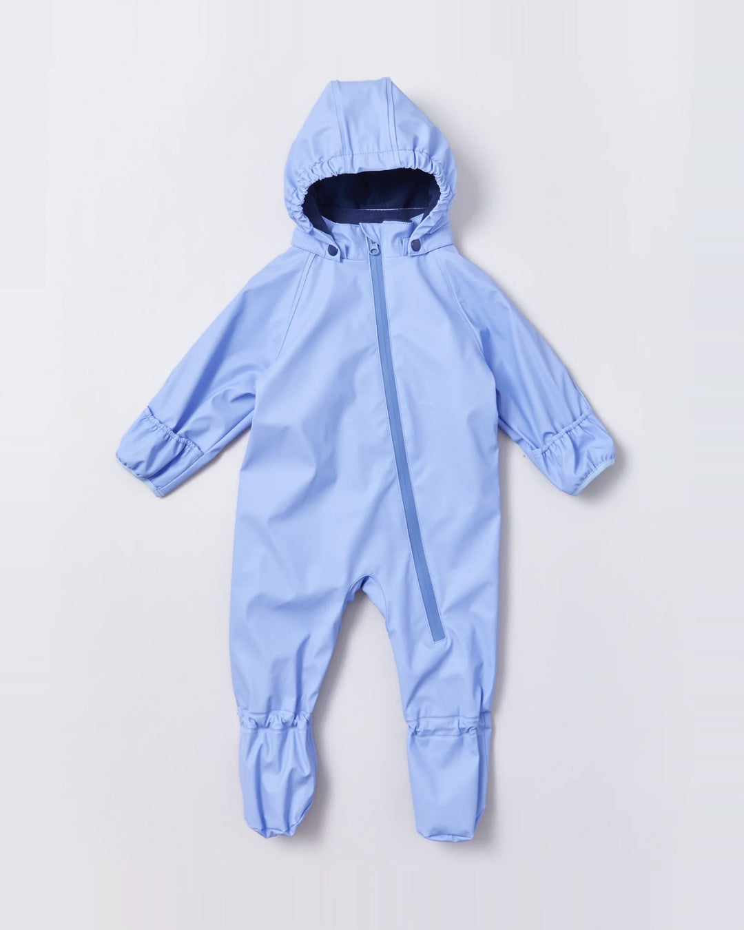 Baby waterproof snowsuit crawlers in Lavender | Rainkoat