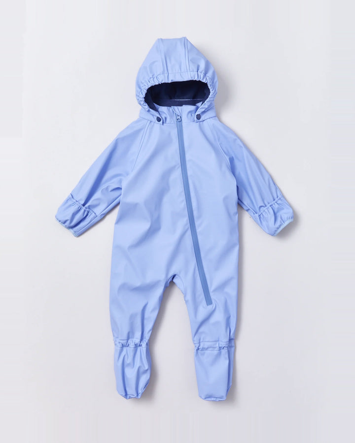 Baby waterproof snowsuit crawlers in Lavender | Rainkoat