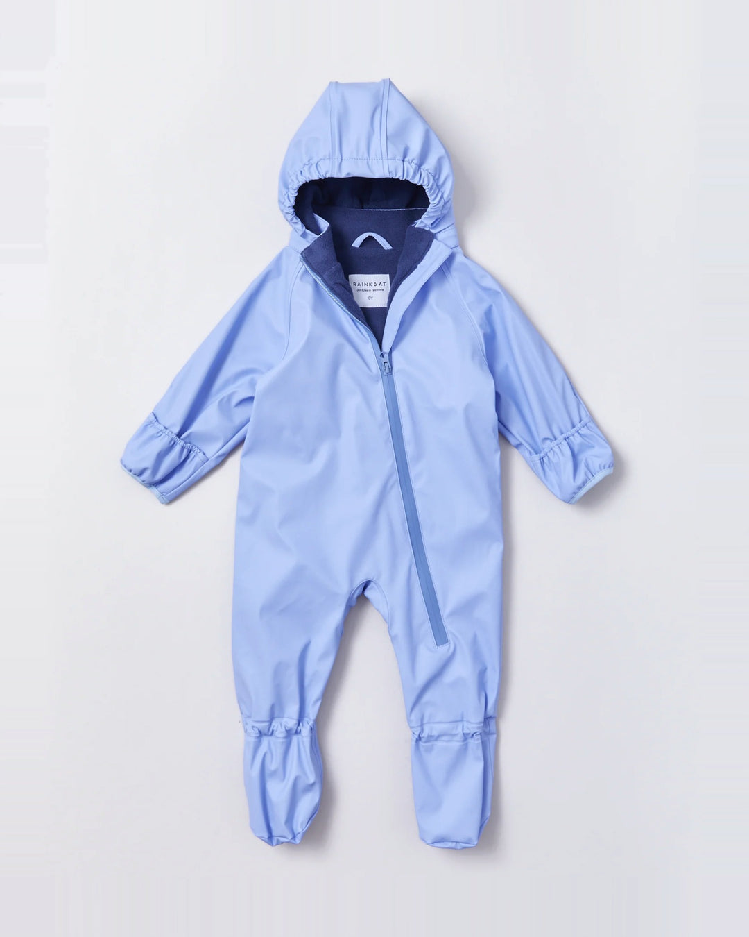 Baby waterproof snowsuit crawlers in Lavender | Rainkoat