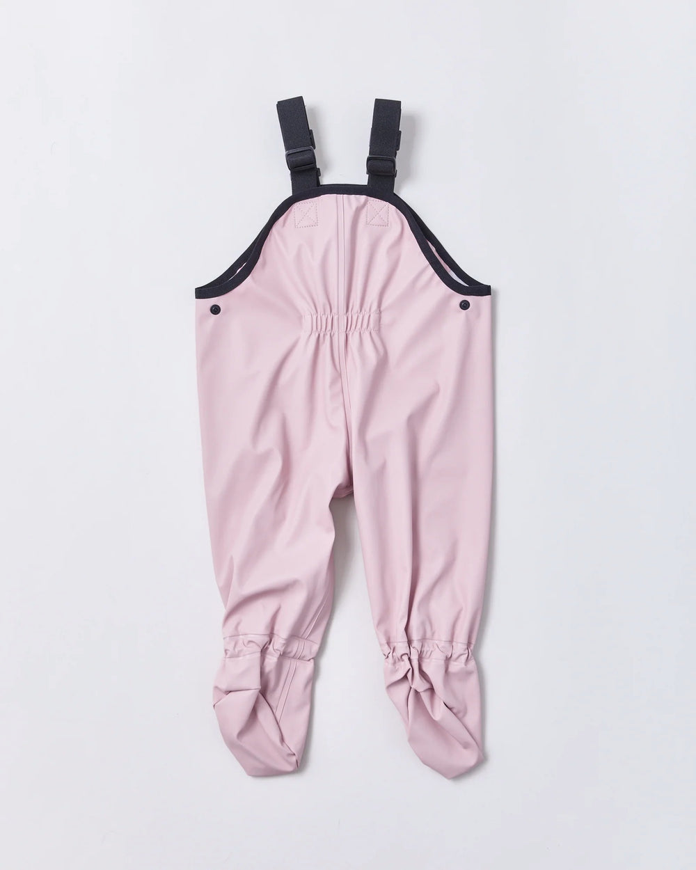 Baby waterproof overall crawlers in Blush Pink | Rainkoat