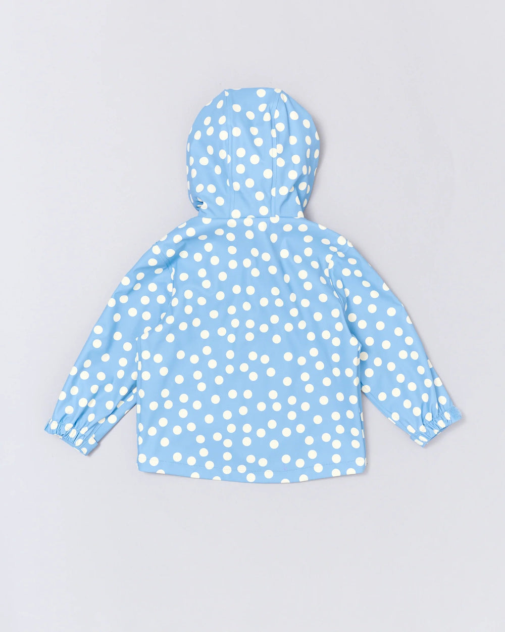 Kids waterproof Minimac raincoat in Blue Confetti | Rainkoat