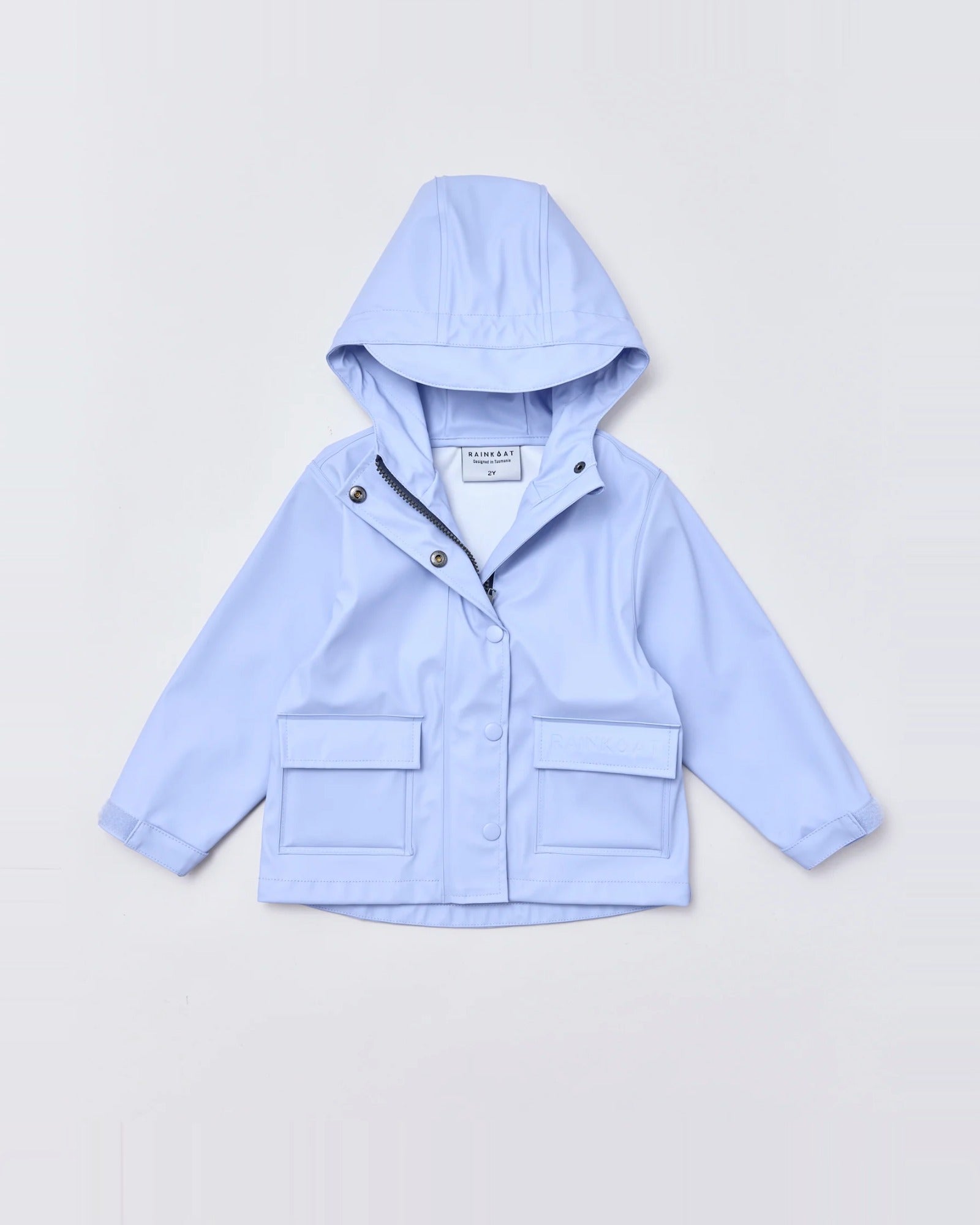 Kids waterproof Minimac raincoat in Lavender | Rainkoat