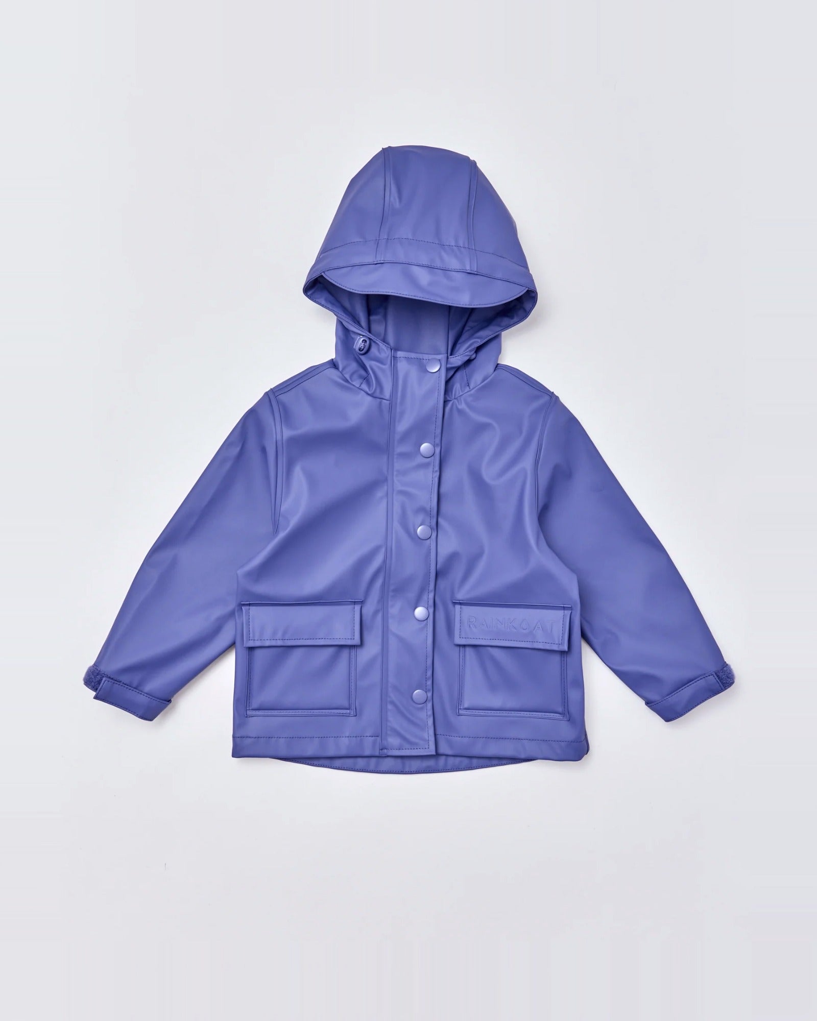 Kids waterproof Minimac raincoat in Skipper Blue | Rainkoat