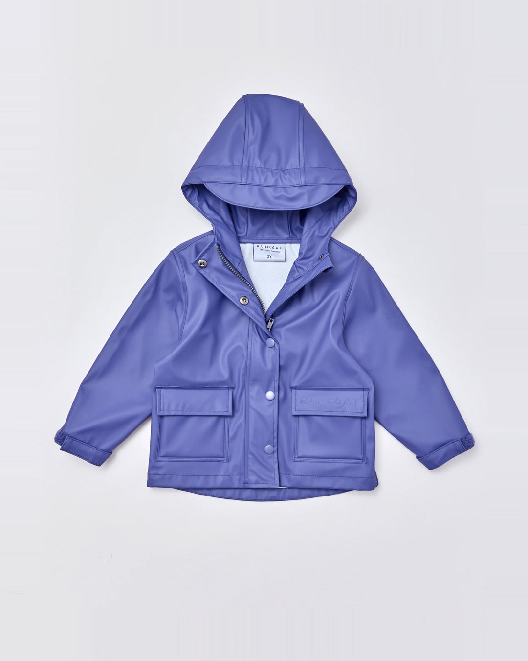 Kids waterproof Minimac raincoat in Skipper Blue | Rainkoat