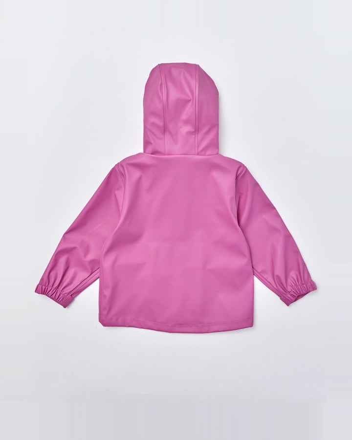 Kids waterproof Minimac raincoat in Wild Berry | Rainkoat