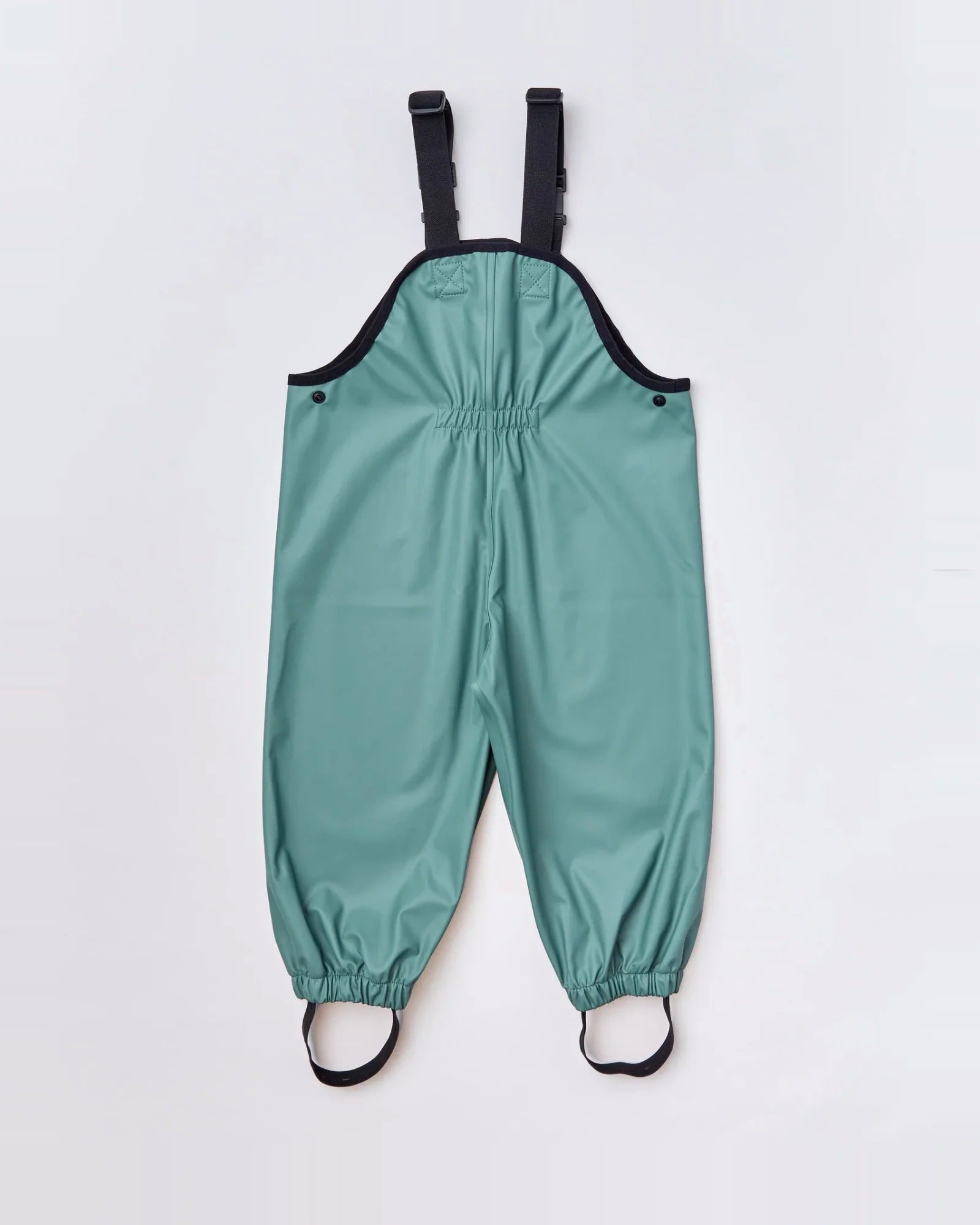 Kids waterproof overalls in Forest Green | Rainkoat