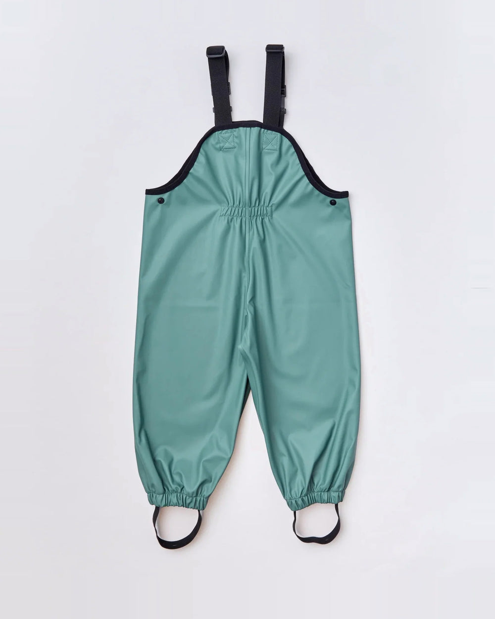 Kids waterproof overalls in Forest Green | Rainkoat