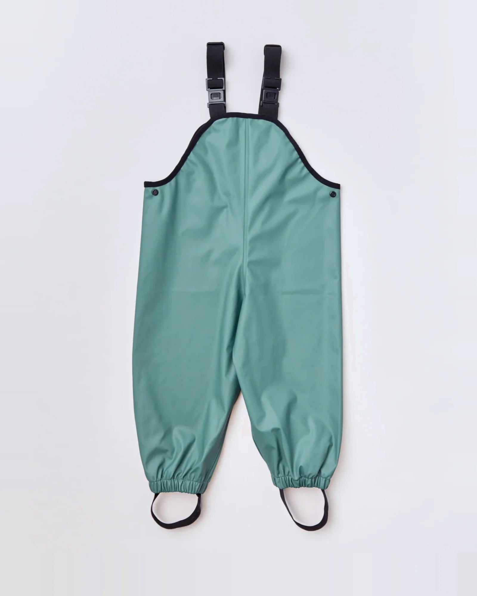 Kids waterproof overalls in Forest Green | Rainkoat