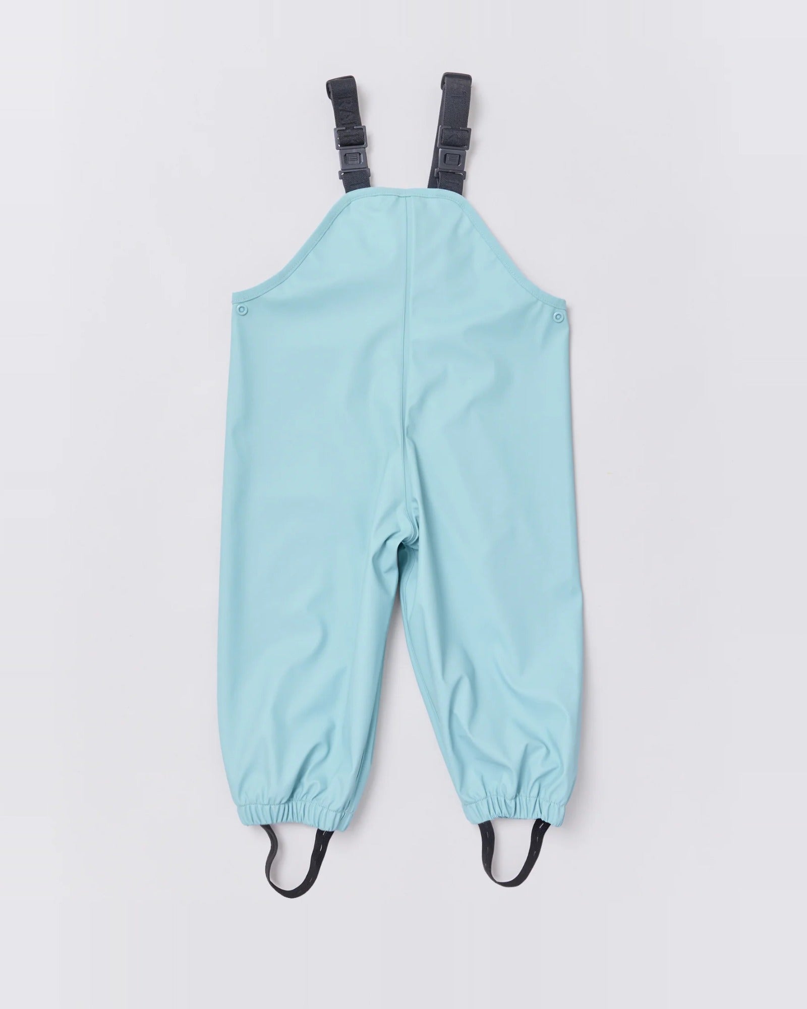 Kids waterproof overalls in Seafoam | Rainkoat