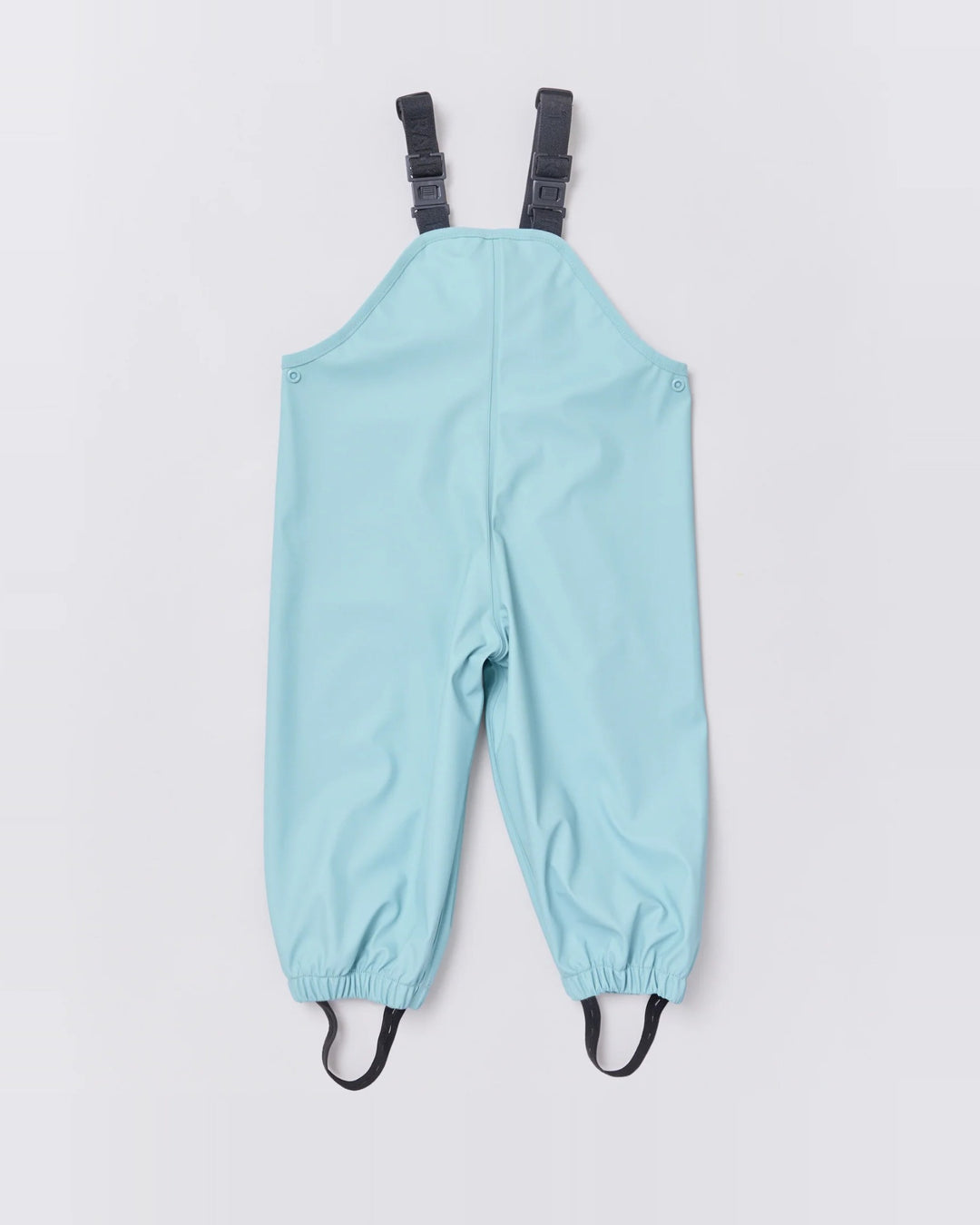 Kids waterproof overalls in Seafoam | Rainkoat