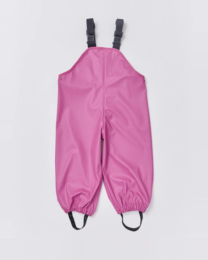 Kids waterproof overalls in Wild Berry | Rainkoat