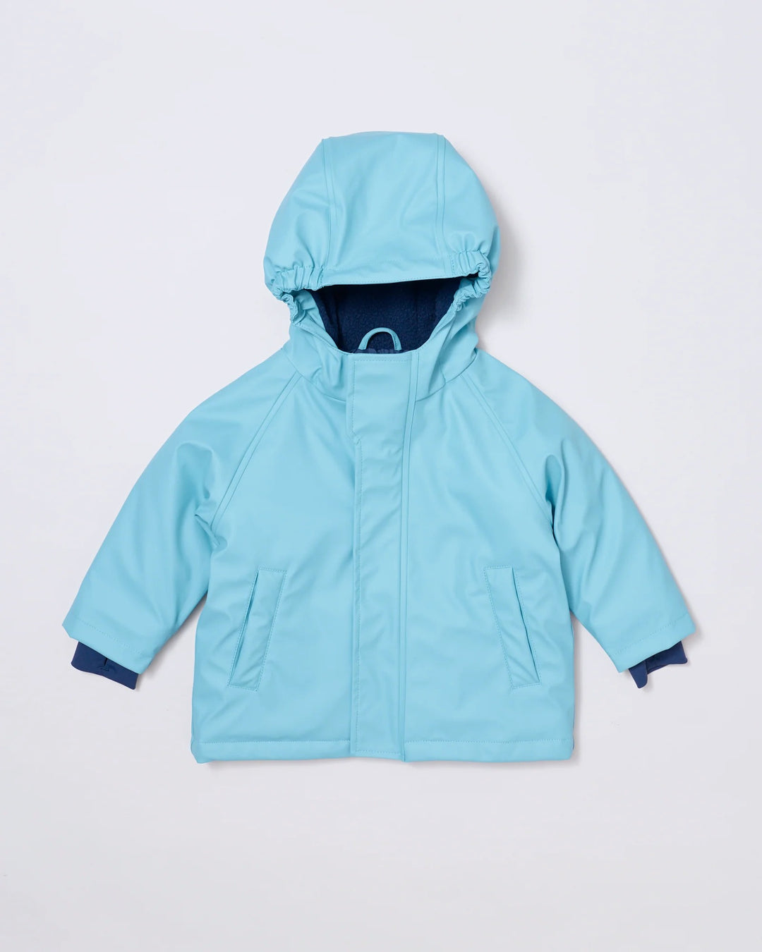 Kids waterproof PaddyMac raincoat in Aqua Blue | Rainkoat