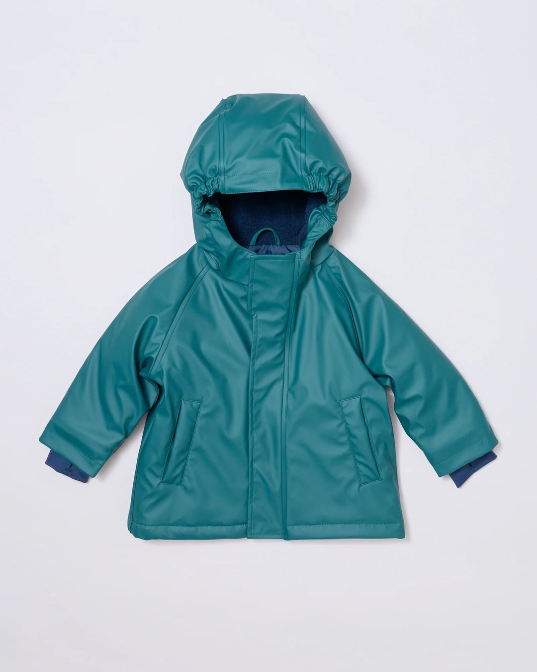 Kids waterproof PaddyMac raincoat in Dark Teal | Rainkoat