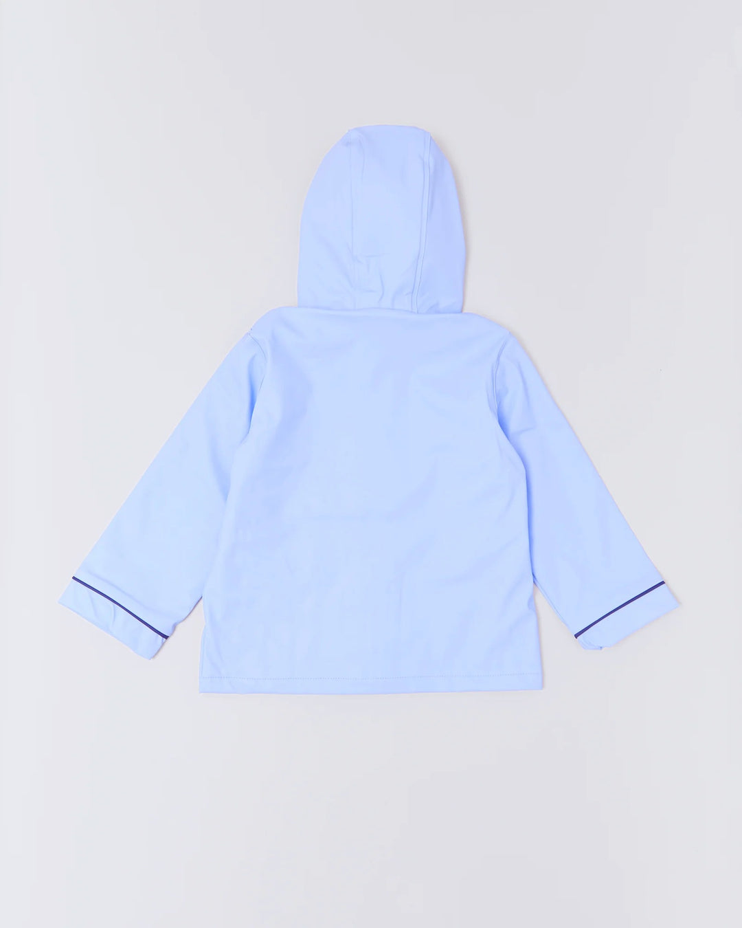 Kids waterproof Stripy Sailor raincoat in Lavender | Rainkoat