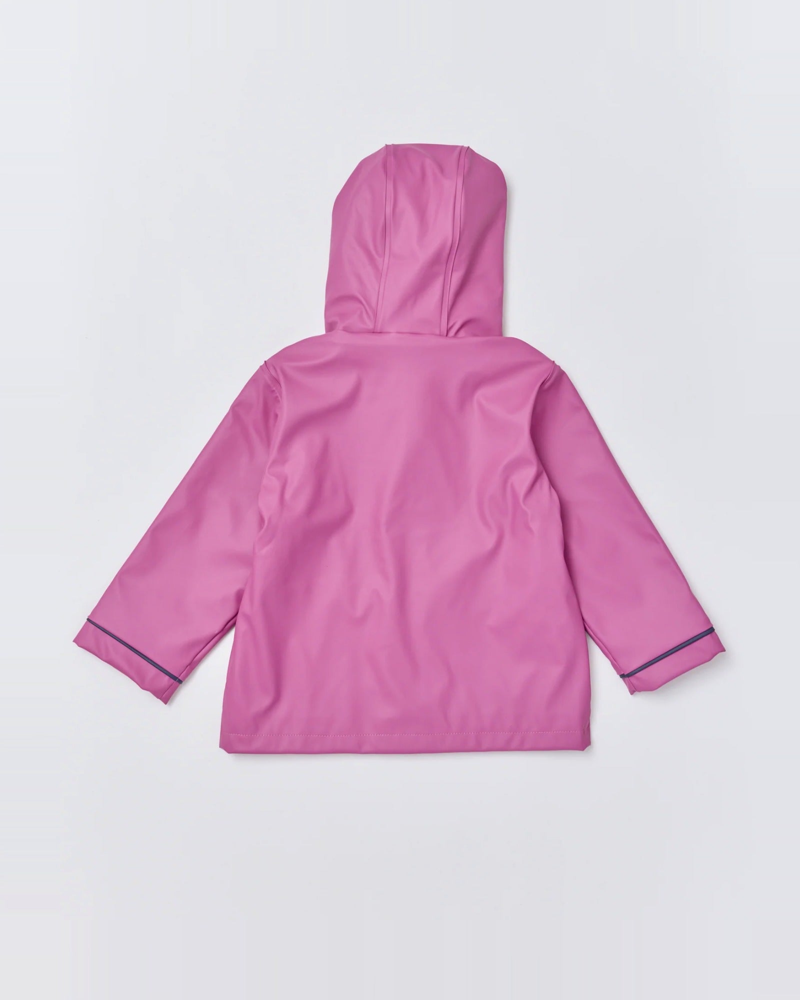 Kids waterproof Stripy Sailor raincoat in Wild Berry | Rainkoat