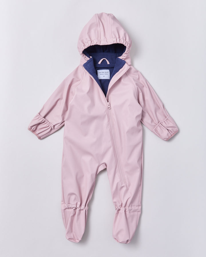 Snowsuit Crawlers | Blush Pink | Rainkoat